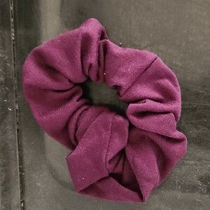 Dark purple scrunchy